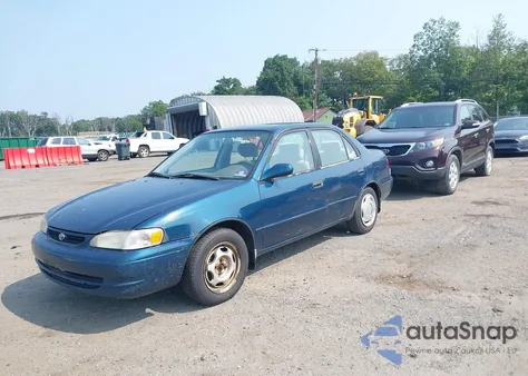 1998 Toyota Corolla Le from USA, damaged, VIN 2T1BR18E4WC007794